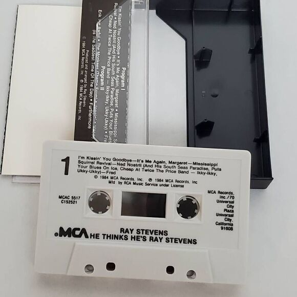 Ray Stevens, He thinks He's Ray Stevens, Cassette Tape, MCA 1984, Tested and wor - Picture 4 of 5